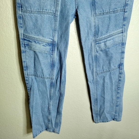 Agolde Cooper Cargo Jeans In Light Wash Sz 26 - Picture 4 of 12